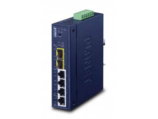 Planet Industrial L2/L4 4-Port  10/100/1000T + 2-Port