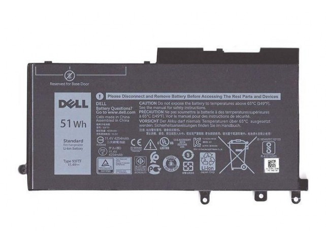Dell Battery, 51WHR, 3 Cell,  Lithium Ion