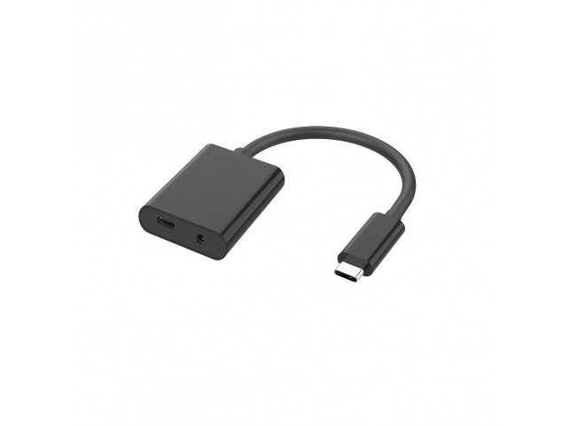 MicroConnect USB-C to Audio minijack &  USB-C Power delivery