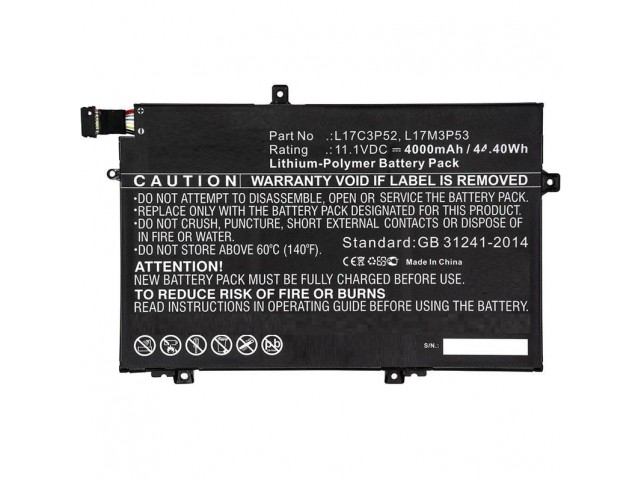 Laptop Battery for Lenovo  44Wh Li-ion 11.1V 4000mAh