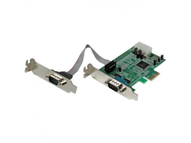 StarTech.com PCI EXPRESS SERIAL CARD  2 Port Low Profile Native
