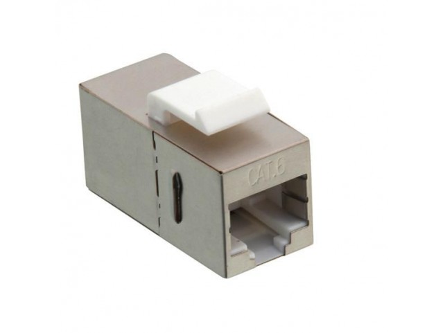 Value Rj-45 Keystone Modular  Coupler, Cat.6, Shielded