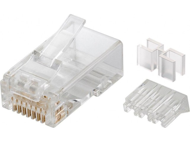 MicroConnect Modular Plug CAT6 Plug 8P8C  Unshielded, 10pcs in one bag