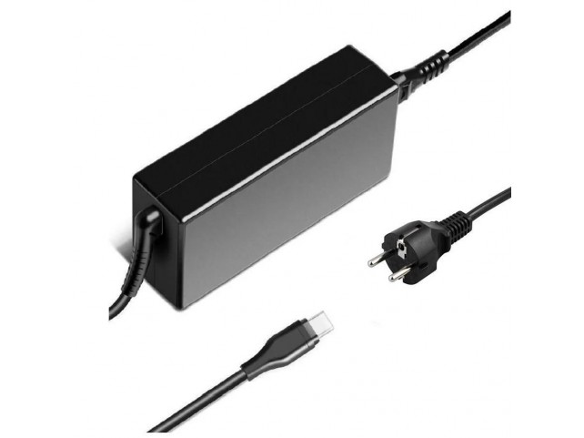CoreParts USB-C Power Adapter PD 65W  5-20V/3-3.5A - Including EU