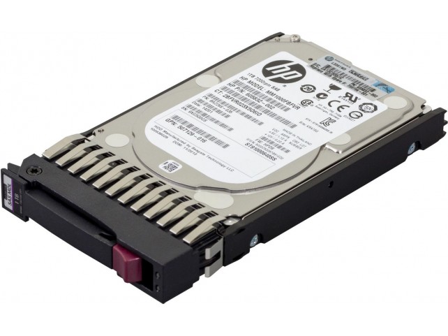 Hewlett Packard Enterprise HDD MSA 1TB 6G SAS 7.2K SFF  730706-001, 2.5", 1000 GB,