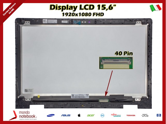 Display LCD con Touch Screen Originale DELL Inspiron 15 5579 5578 5568 - 86F1K