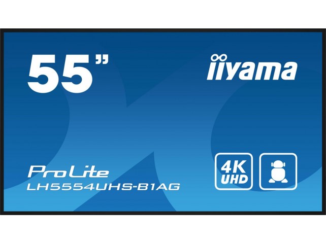 iiyama 55" 3840x2160, UHD IPS panel  