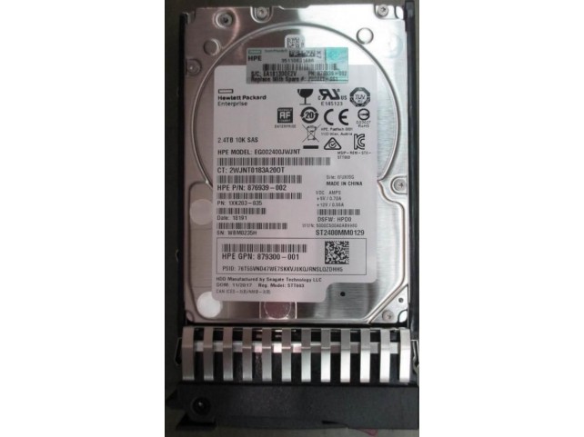 Hewlett Packard Enterprise HDD 2.4TB 12G 10K SFF SAS 512e  