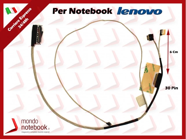 Cavo Flat LCD LENOVO Flex 4-1480 Flex 4 1435 1470 Yoga 510-14IKB (Versione Lunga)