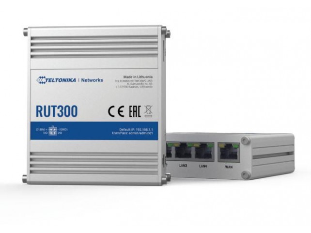 Teltonika RUT300 INDUSTRIAL ETHERNET  ROUTER