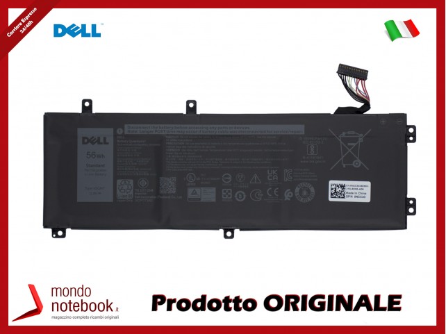 Batteria Originale DELL XPS 15 9550 - 11.4V - 4865mAh - 56Wh