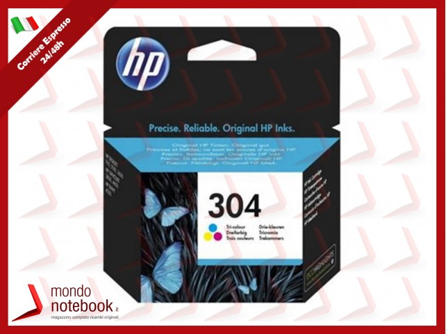 INK HP N9K05AE N.304 Tricolore x Deskjet 2620 3720 3730 5030 2630