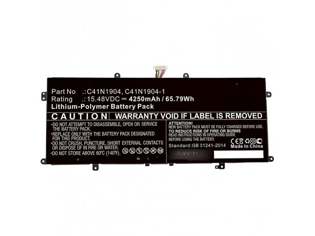CoreParts Laptop Battery for Asus  65.79Wh Li-Polymer 15.48V