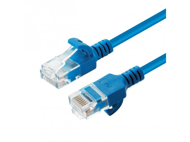 MicroConnect U/UTP CAT6A Slim 3M Blue  Unshielded Network Cable,
