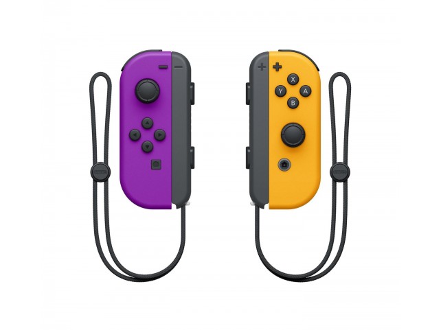 Nintendo Joy-Con (Pair) Neon Purple/  Neon Orange - Gamepad -