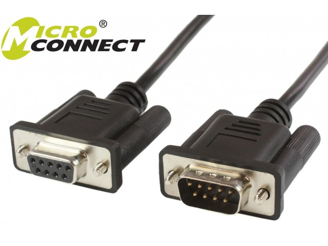 MicroConnect D-SUB/RS-232-D - SUB/RS-232 3m  DB9-DB9 M/F