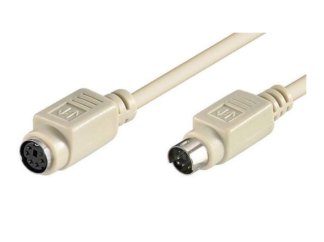 MicroConnect Extension PS/2 MD6 2m M/F  Male-Female