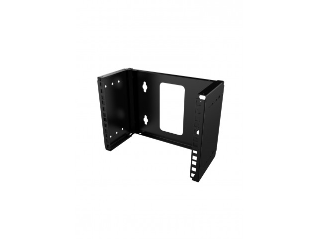 Lanview 10" 4U Open Frame Rack Wall  Mount - Black