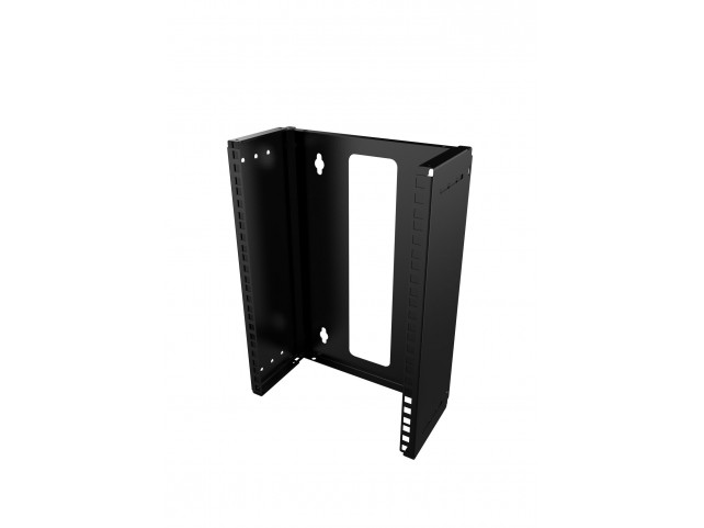 Lanview 10" 8U Open Frame Rack Wall  Mount - Black