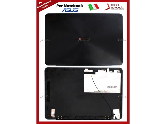 Cover LCD ASUS X555 X555LA X555LD X555LN X555LP X555LB (Versione 1) Nero Opaco