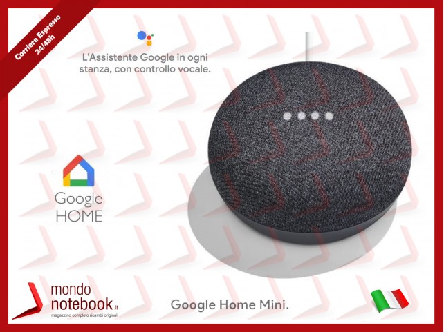 Google Home Mini GA00216-IT (Grigio Antracite)