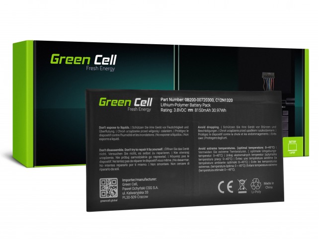 Batteria Green Cell C12N1320 per Asus Transformer Book T100T T100TA T100TAF T100TAM