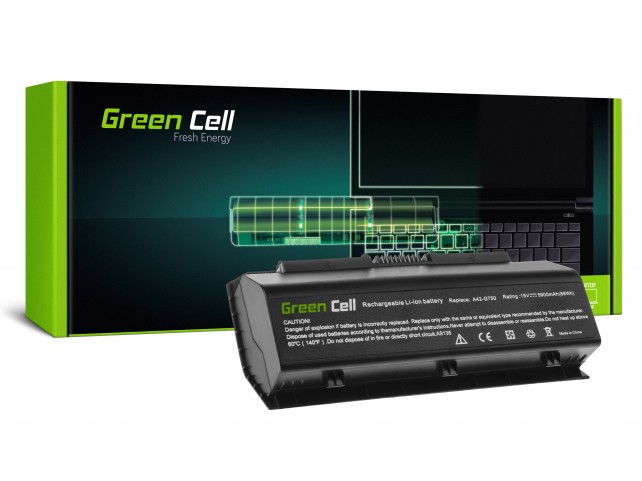 Batteria Green Cell Asus A42-G750 G750J G750JH G750JM G750JS G750JW 15V 5900mAh