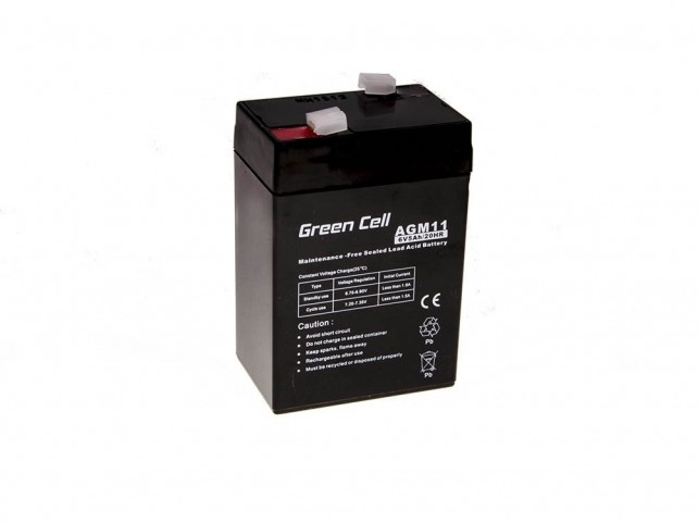 Green Cell AGM Batteria 6V 5Ah per gruppo di continuità UPS