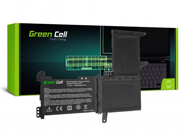 Green Cell B31N1637 C31N1637 Batteria per Asus VivoBook S15 S510 S510U S510UA S510UN S510UQ 15 F510 F510U F510UA / 11,52V 3600m