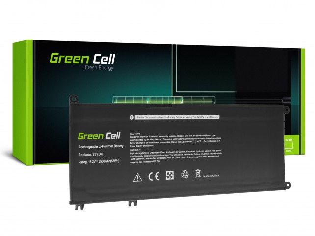 Green Cell Batteria 33YDH per Dell Inspiron G3 3579 3779 G5 5587 G7 7588 7577 7773 7778 7779 7786 Latitude 3380 3480 3490 3590