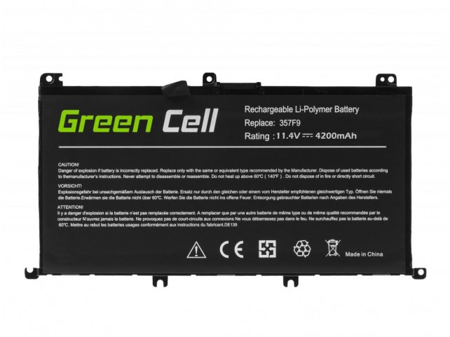 Green Cell Batteria 357F9 per Dell Inspiron 15 5576 5577 7557 7559 7566 7567