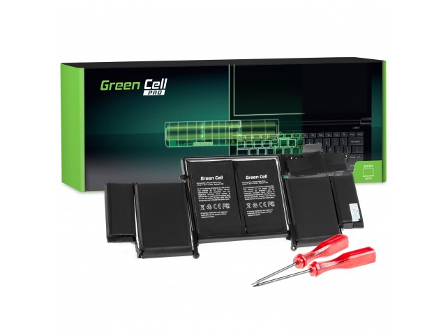 Green Cell PRO Batteria per Apple Macbook Pro 13 A1502 (Early 2015) / 11,42V 6600mAh