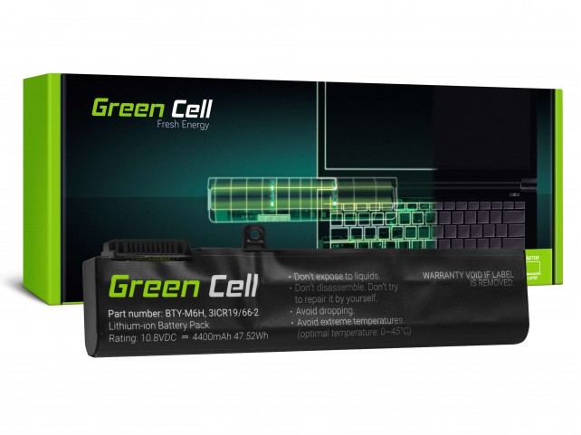 Batteria Green Cell BTY-M6H per MSI GE62 GE63 GE72 GE73 GE75 GL62 GL63 GL73 GL65 GL72 GP62 GP63 GP72 GP73 GV62 GV72 PE60 PE70