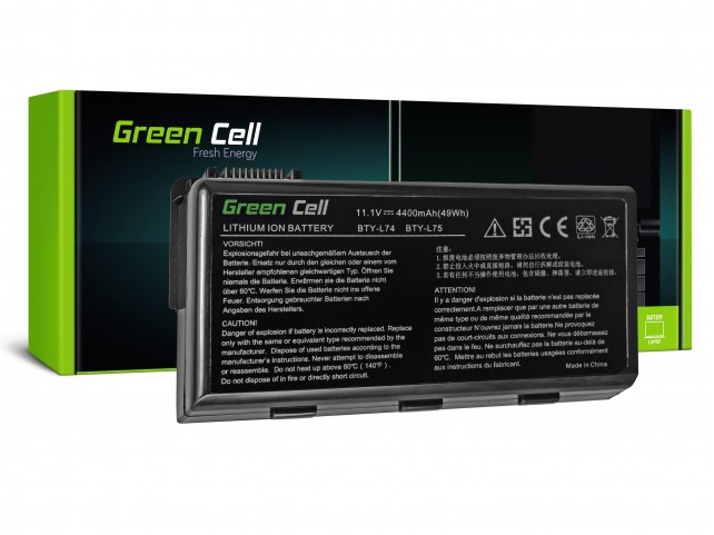 Green Cell Batteria per MSI A6000 CR500 CR600 CR700 CX500 CX600 / 11,1V 4400mAh