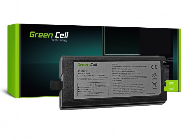 Green Cell Batteria per Panasonic CF29 CF51 CF52 / 11,1V 6600mAh
