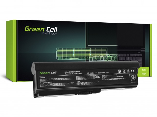 Green Cell Batteria per Toshiba Satellite C650 C650D C660 C660D L650D L655 L750 PA3634U-1BRS / 11,1V 6600mAh