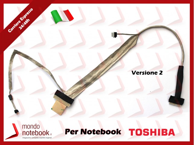 Cavo Flat LCD TOSHIBA Satellite L500 L500D L505 L505D (Versione 2)