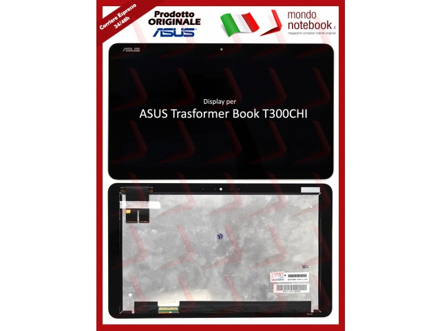 Display LCD con Touch Screen Asus T300CHI - 12.5" FHD (Nero) 40 Pin - LQ125T1JX03C