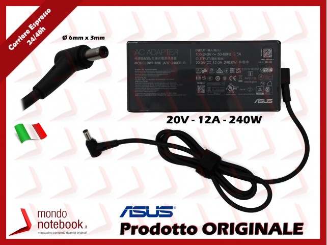 Alimentatore Originale ASUS 240W 20V 3PIN 6mm