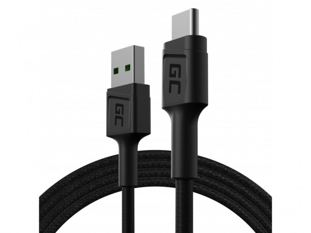 Green Cell Cable GC PowerStream USB-A - USB-C 1,20 mt Ultra Charge, QC 3.0