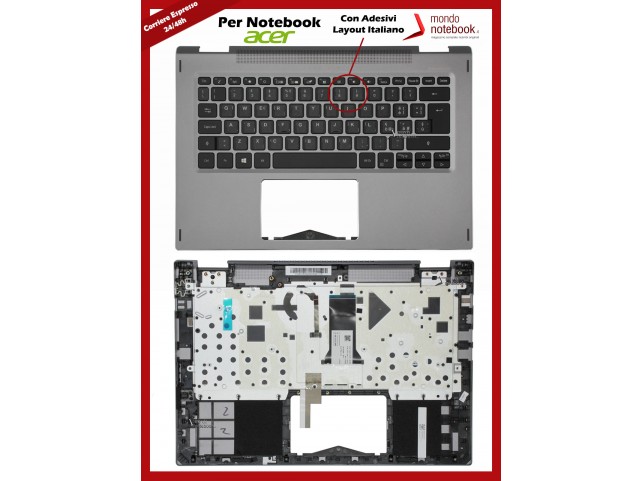 Tastiera con Top Case Acer Spin SP513-53N