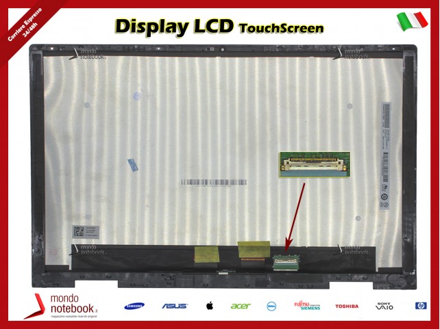 Display LCD con Touch Screen Originale HP ENVY x360 15-ED 15M-ED 15-EE 15M-EE