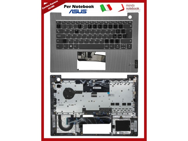 Tastiera con Top Case LENOVO ThinkBook 14-IML 14-IIL Con Adesivi Layout ITALIANO