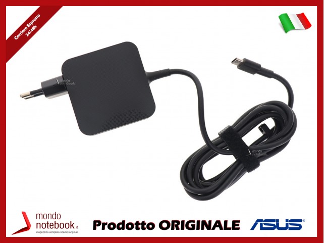 Alimentatore Originale ASUS 65W 19V 3,42A Type-C / USB-C con Spina Integrata