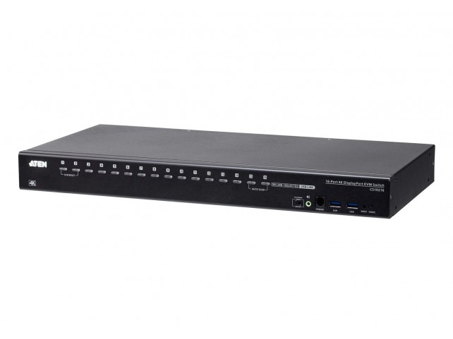 Aten 16-Port USB 3.0 4K  DisplayPort KVM Switch