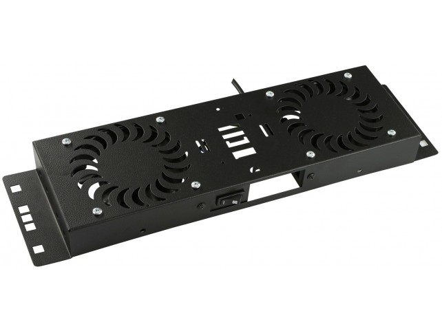Lanview 2 FANS, ON/OFF CONTROLLED FAN  MODULE BLACK