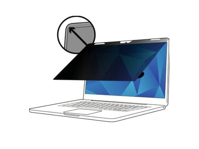 3M Touch Privacy Filter For 13In  Full Screen Laptop With