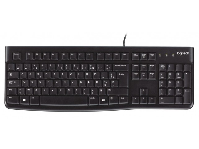 Logitech K120 Keyboard, French  AZERTY