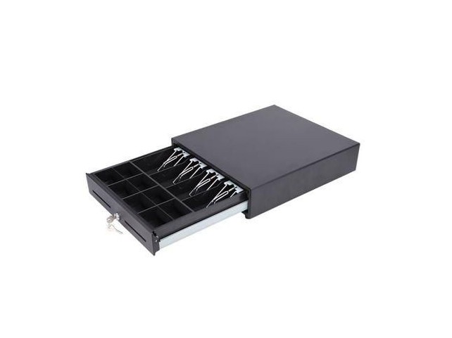 Capture 350 mm cash drawer 4B/8C  350 x 405 x 90 mm - Black