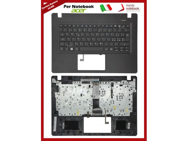 Tastiera con Top Case ACER TravelMate TMP236-M P236 P236-M (NERA) Italiana